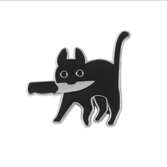 Black Cat Brooch